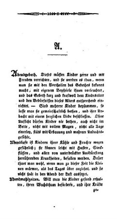 Abendgebeth