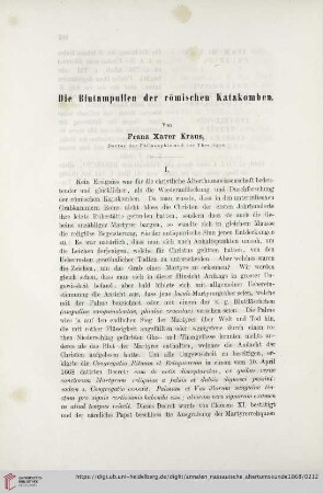 9: Die Blutampullen der römischen Katakomben