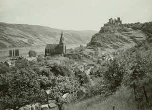 Oberwesel mit der Stiftskirche Unserer lieben Frau und Schloss Schönburg