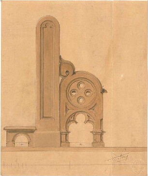 Stengel, Georg von; Betstuhl - Ansicht