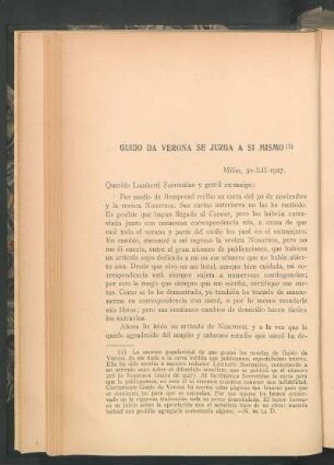 Guido da Verona se juzga a sí mismo