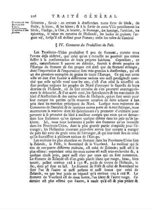 § IV. Commerce des Productions du Païs