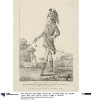 Gallerie des Modes et du Costume Français: Artois Dragon, Habit du Colonel. O.83