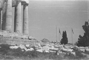 Athen. Akropolis. Propyläen (437-431ante; Mnesikles)