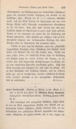 503-509 [Rezension] Neumann, Wilhelm Anton, Qurn Dscheradi