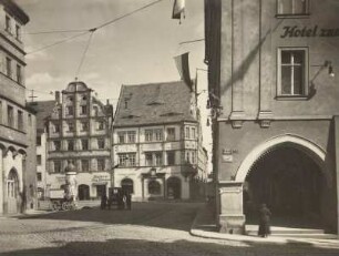 Untermarkt. Ansicht Ecke Neißestraße 1, links: Ratswaage