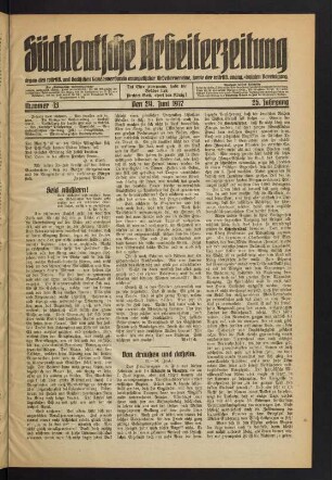 Nr. 13. Den 24. Juni 1917 - Nr. 15. Den 22. Juli 1917