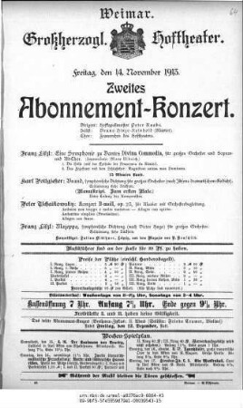 Abonnement=Konzert