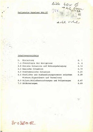 Fallstudie: Aushandlungsprozess Sanierung Oppelner Straße 27