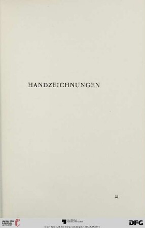 Handzeichnungen (Nr. 1-174)