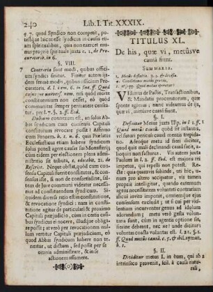 Titulus XL. De his, quae vi, metusue causa fiunt.