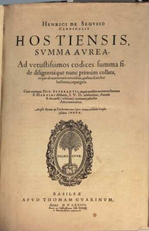 Summa aurea ...