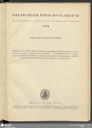 Feuerungstechnik