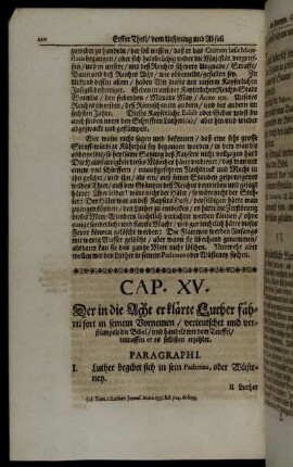 Cap. XV. - Cap. XVI.