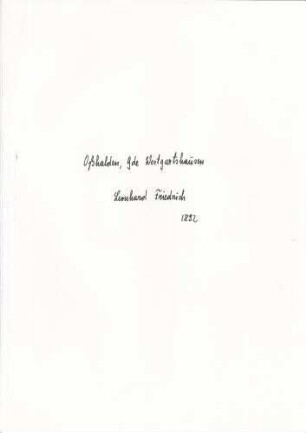 Auswanderungen, Teilgemeinden Oßhalden und Schüttberg, Gesamtgemeinde Westgartshausen