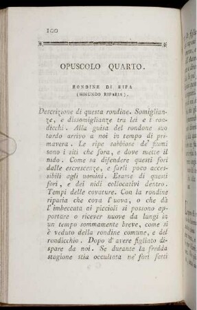 OPUSCOLO QUARTO.