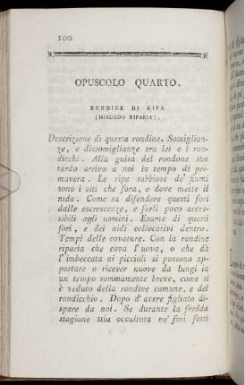 OPUSCOLO QUARTO.