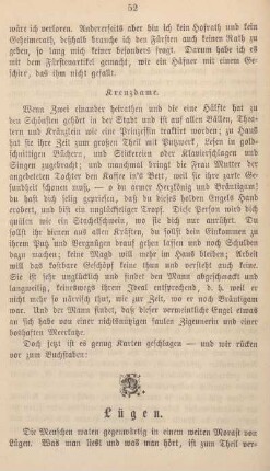 Lügen.