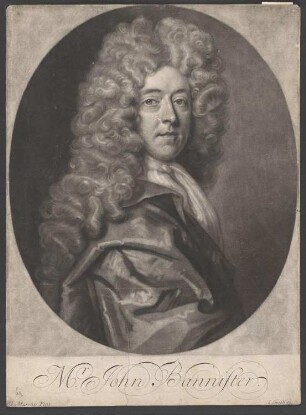 Porträt John Bannister (um 1693-1735)