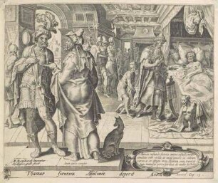Jonadab berät Amnon, Blatt 1 aus der Folge "Die Geschichte von Tamar und Amnon"