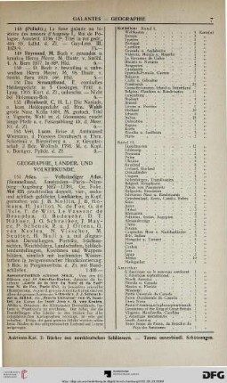Geographie, Länder- und Völkerkunde (Nr. 154-207)