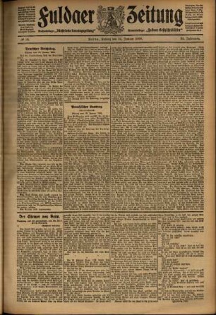 Ausgabe vom Freitag, den 31. Januar 1908.