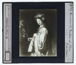 Rembrandt, Saskia als Flora (St. Petersburg Erem. ГЭ-732)