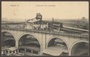 Ansichtskarte "Gleisdreieck der Hochbahn"