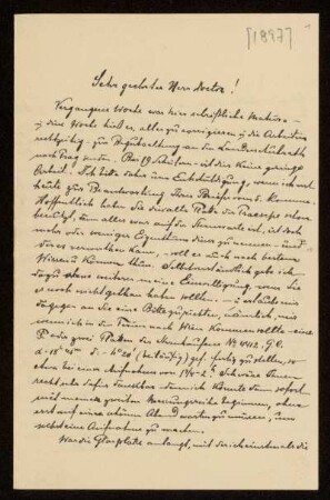 Briefe und Postkarten von Samuel Oppenheim an Karl Schwarzschild, Arnau [u.a.], 1897 - 1915