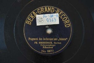 Fragment des Jochanaan aus "Salome" / [R. Strauss]