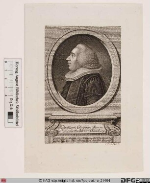 Bildnis Christoph Christian Sturm