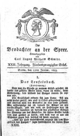 25. Stueck, 23. Juni 1823