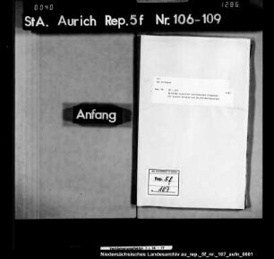 Beiträge einzelner wohlhabender Einwohner im Amt Wittmund zur ersten Anleihe von 60.000 Reichstalern