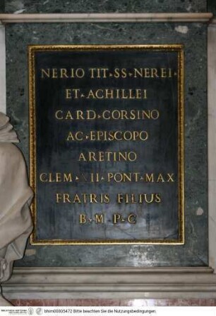 Grabmal des Kardinals Neri Corsini
