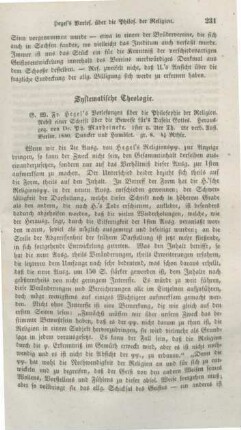 231-241 Systematische Theologie