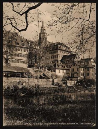 PA 6198, Alte Aula, Hölderlinturm (Karte: Verlag Fritz Schimpf)