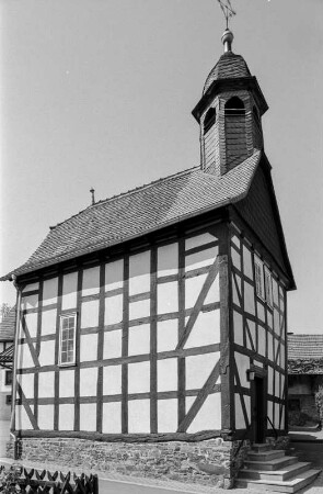 Evangelische Kirche (Kirche, evangelisch, Fachwerk); Vöhl, Dorfstraße 17, Dorfstraße