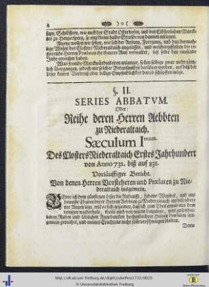 Saeculum I. - II. (731 - 931).