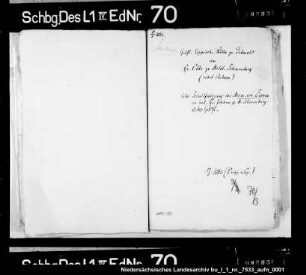 Schuldensachen des Hermann von Dissen