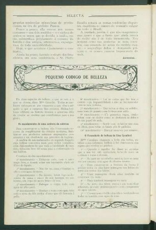Pequeno código de belleza
