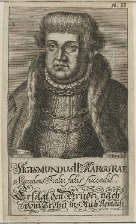Bildnis des Markgrafen Sigismund von Brandenburg, Bischof von Halberstadt