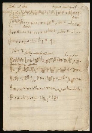 : Audite principes / Cantate domino