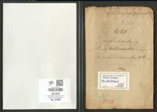 Wälderdepartement: Verpflegung Königlich Niederländischer Truppen pro Januar ad inclusive Mai 1816