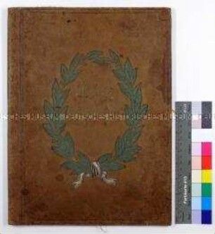 Sammelmappe für Kriegsdepeschen des Königlichen Polizeipräsidiums in Berlin über die Kriegsereignisse während des Deutsch-Französischen Krieges