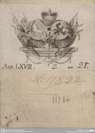 Exlibris: Friedrich August, Herzog von Braunschweig-Oels.