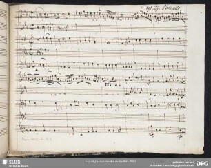 Tito Manlio. Excerpts - Mus.3032-F-4,12 : A, strings, b