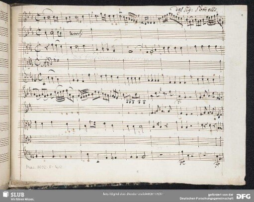 Tito Manlio. Excerpts - Mus.3032-F-4,12 : A, strings, b