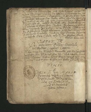 Caput X. De Compositione Balsami Spiritualis & Balsami Coapulati Corporei