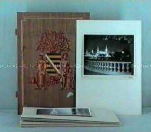 Kassette mit Fotos von Dresden