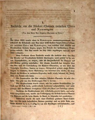 Journal für die Baukunst : in zwanglosen Heften. 2. 1830